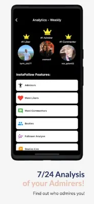 InstaFollow, Stalker Reports android App screenshot 10