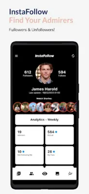 InstaFollow, Stalker Reports android App screenshot 11