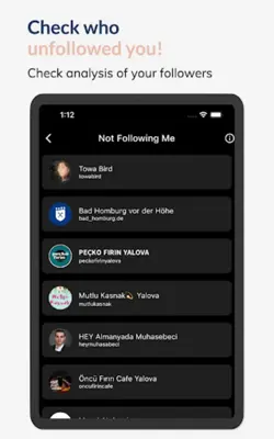 InstaFollow, Stalker Reports android App screenshot 3