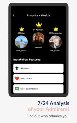 InstaFollow, Stalker Reports android App screenshot 4